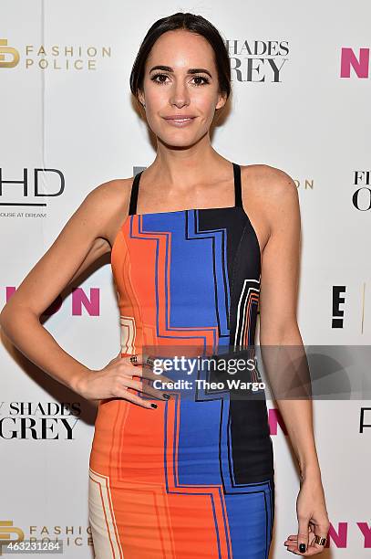 Presenter Louise Roe attends E!, "Fashion Police" and NYLON kick-off New York Fashion Week with a 50 Shades of Fashion event in celebration of the...