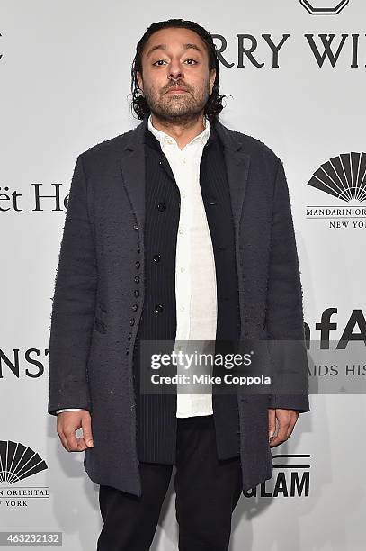 Vikram Chatwal attends the 2015 amfAR New York Gala at Cipriani Wall Street on February 11, 2015 in New York City.