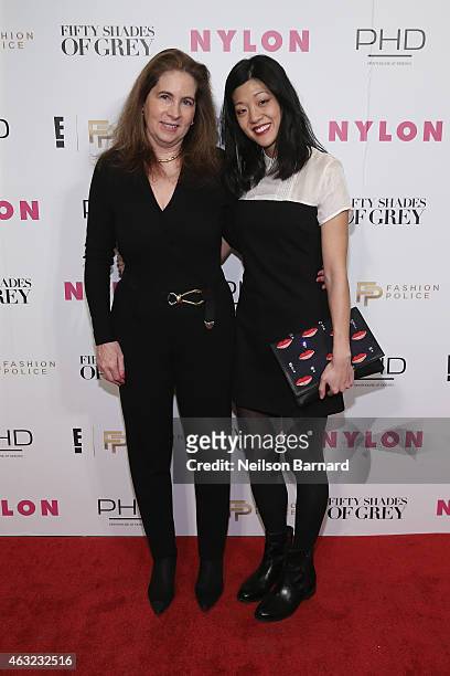 Michelle Lee, Editor in Chief of NYLON attends E!, "Fashion Police" and NYLON kick-off New York Fashion Week with a 50 Shades of Fashion event in...