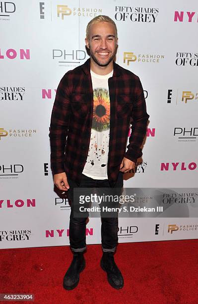 Pete Wentz attends E!, 'Fashion Police' and NYLON kick-off New York Fashion Week with a Fifty Shades of Fashion event in celebration of the release...