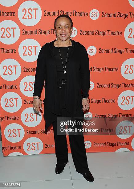 Actor S. Epatha Merkerson attnds the "Between Riverside And Crazy" Off Broadway Opening Night - After Party at Four at Yotel on February 11, 2015 in...