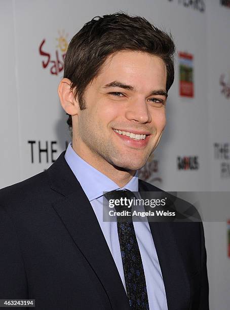 Actor Jeremy Jordan attends the premiere of RADiUS' 'The Last Five Years' at ArcLight Hollywood on February 11, 2015 in Hollywood, California.