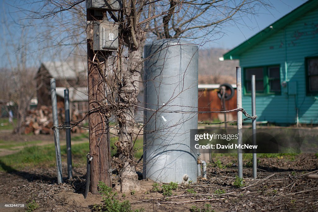 Drought Stricken Town Of East Porterville Deals With Severe Water Shortage