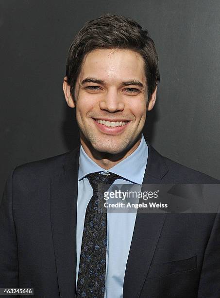 Actor Jeremy Jordan attends the premiere of RADiUS' 'The Last Five Years' after party at Wood & Vine on February 11, 2015 in Hollywood, California.