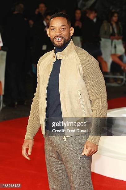 Will Smith attends a special screening of "Focus" at Vue West End on February 11, 2015 in London, England.