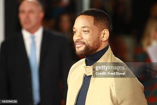 Will Smith attends a special screening of "Focus" at Vue West End on February 11, 2015 in London, England.