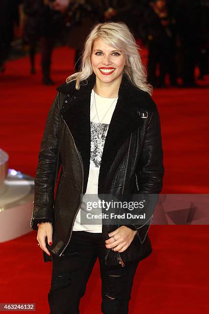 Pips Taylor attends a special screening of "Focus" at Vue West End on February 11, 2015 in London, England.