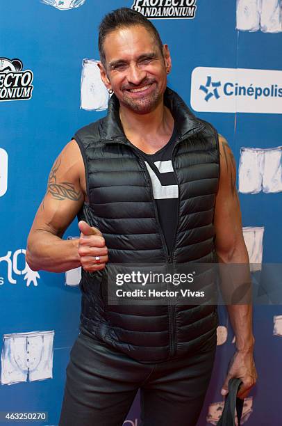 Mexican musician Horacio Franco attends the red carpet of Mexican movie 'Cuatro Lunas' at Cinepolis Diana on February , 2015 in Mexico City, Mexico.