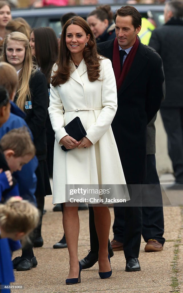 The Duchess Of Cambridge Visits Portsmouth