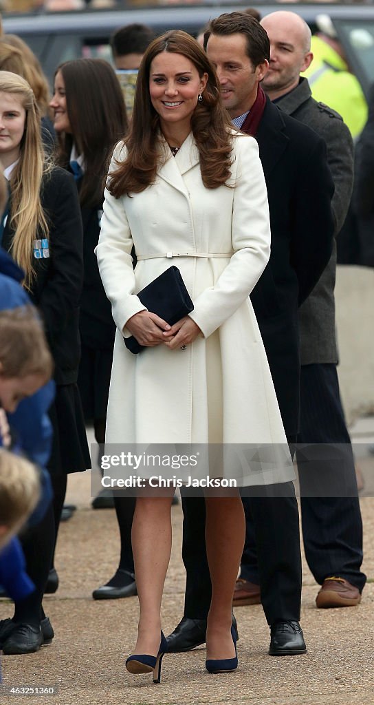 The Duchess Of Cambridge Visits Portsmouth