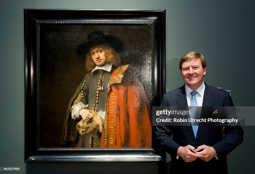 King Willem Alexander Of Holland Visits Rijksmuseum