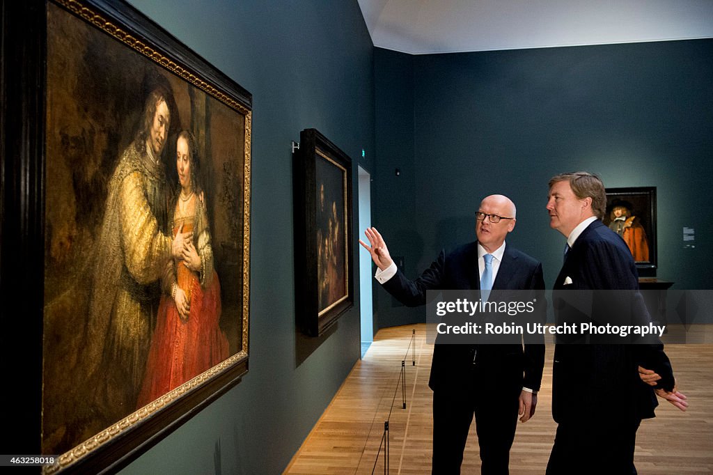 King Willem Alexander Of Holland Visits Rijksmuseum