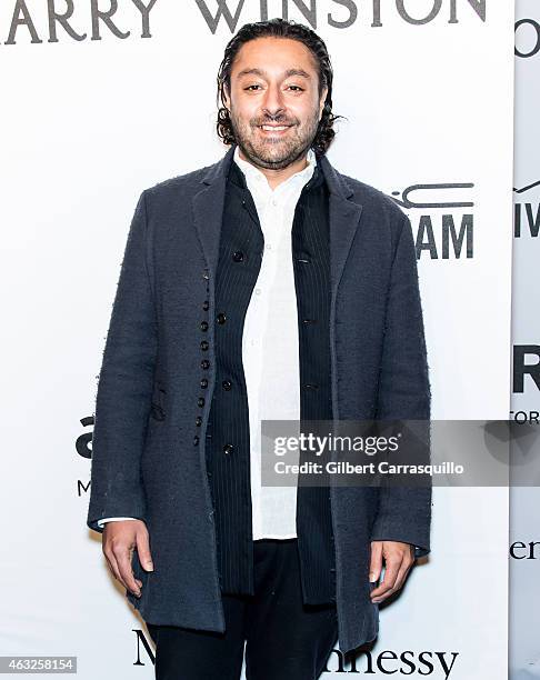 Hotelier and actor Vikram Chatwal attends the 2015 amfAR New York Gala at Cipriani Wall Street on February 11, 2015 in New York City.