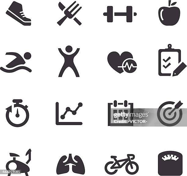 black and white well-being icons - cardiac conduction system stock illustrations stock illustrations