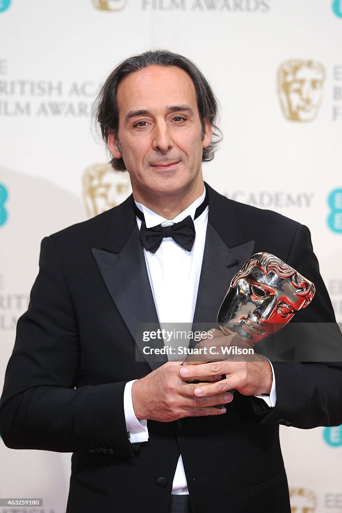 EE British Academy Film Awards 2015 - Winners Room