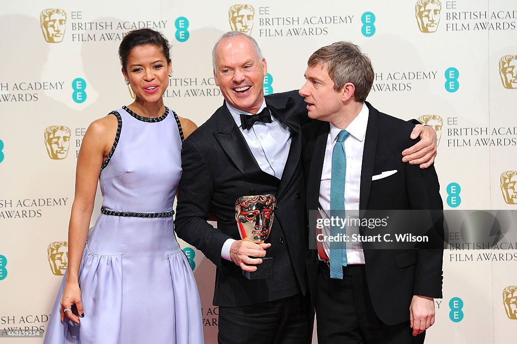 EE British Academy Film Awards 2015 - Winners Room