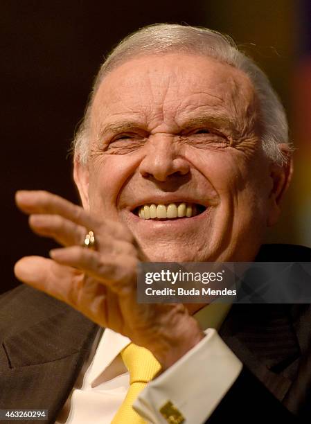 Jose Maria Marin, president of the Brazilian football confederation attends a press conference to announce the proposed host cities for football...