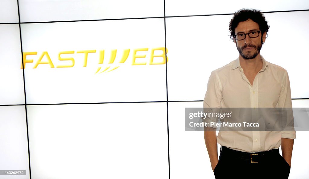 Fastweb CEO Alberto Calcagno Attends A Press Conference