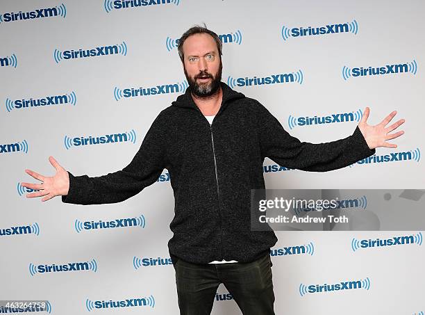 Comedian Tom Green visits SiriusXM Studios on February 12, 2015 in New York City.