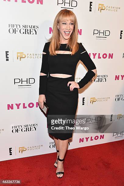 Kathy Griffin, Host of E!'s "Fashion Police" attends E! "Fashion Police" and NYLON kickoff of NY Fashion Week with 50 Shades of Fashion in...