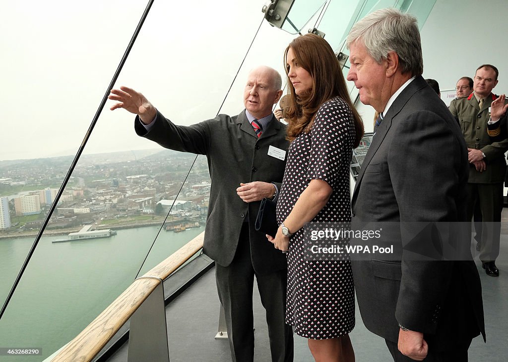 The Duchess Of Cambridge Visits Portsmouth