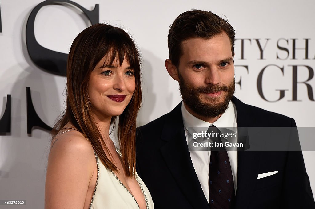 "Fifty Shades Of Grey" - UK Premiere - Red Carpet Arrivals