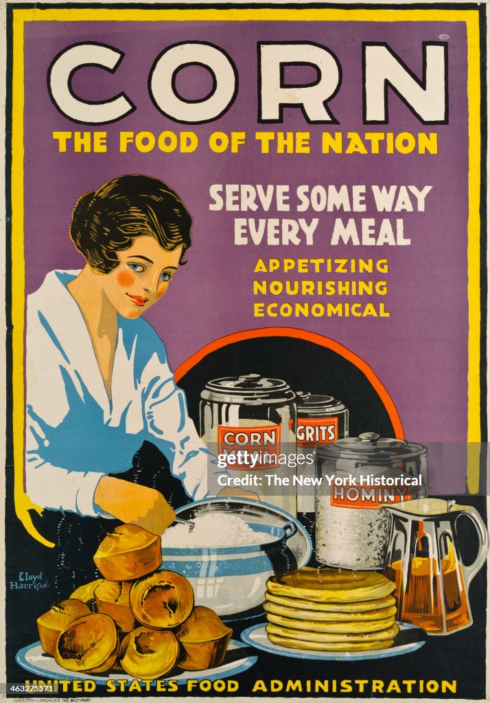 Corn, The Food Of The Nation Poster
