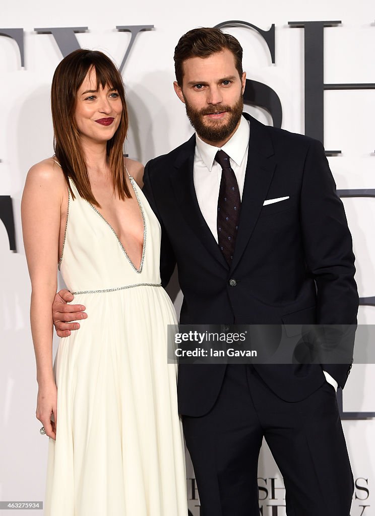 "Fifty Shades Of Grey" - UK Premiere - Red Carpet Arrivals