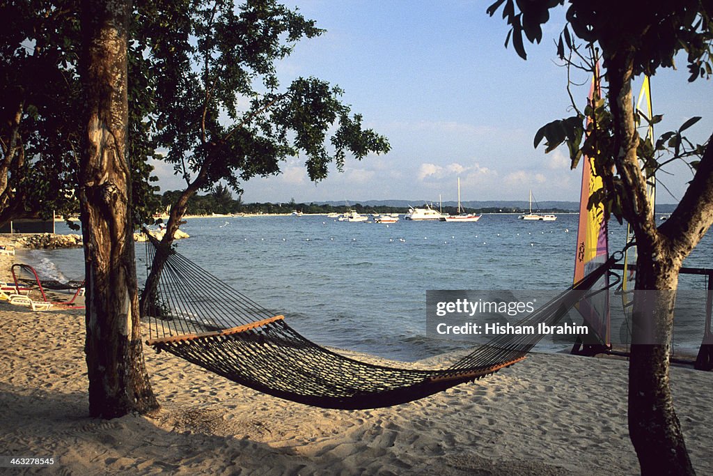 Hammock on the beach, Negril, Jamaica