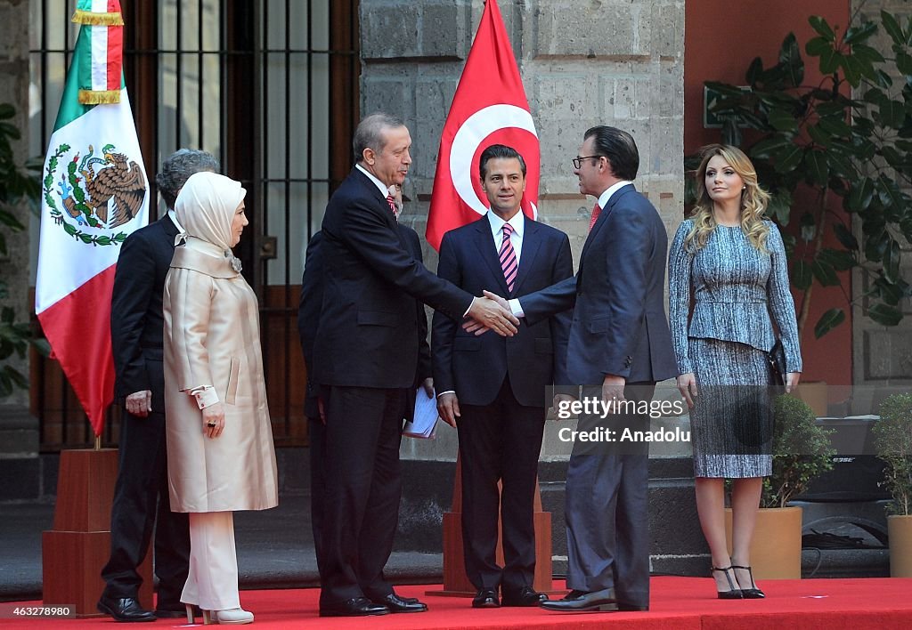 Turkish President Erdogan visits Mexico