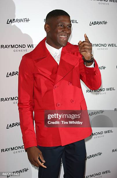 Labrinth attends as Labrinth hosts Raymond Weil Pre-BRIT Awards dinner at The Mosaica on February 12, 2015 in London, England.