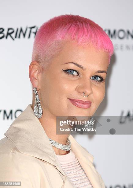 Etta Bond attends as Labrinth hosts Raymond Weil Pre-BRIT Awards dinner at The Mosaica on February 12, 2015 in London, England.