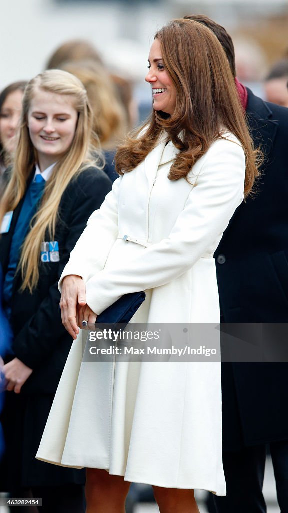 The Duchess Of Cambridge Visits Portsmouth