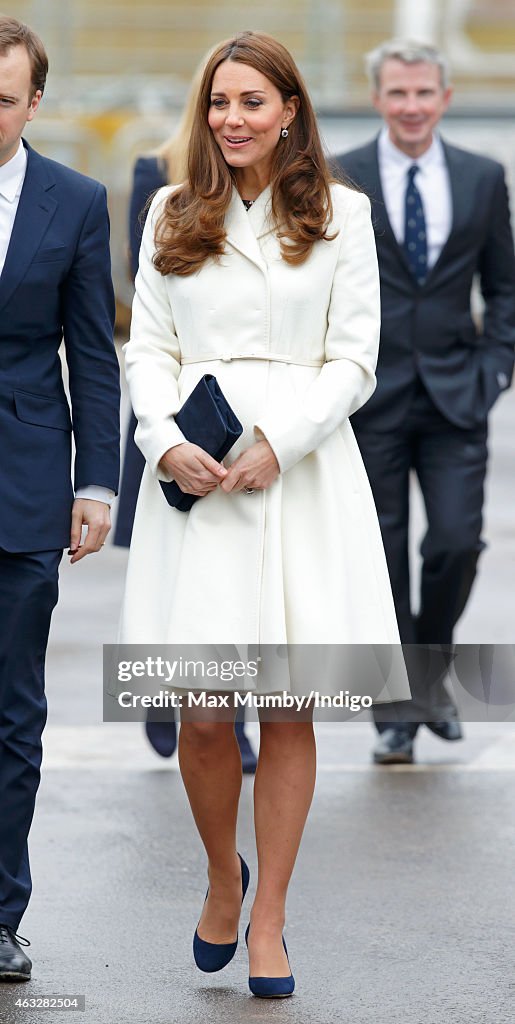 The Duchess Of Cambridge Visits Portsmouth