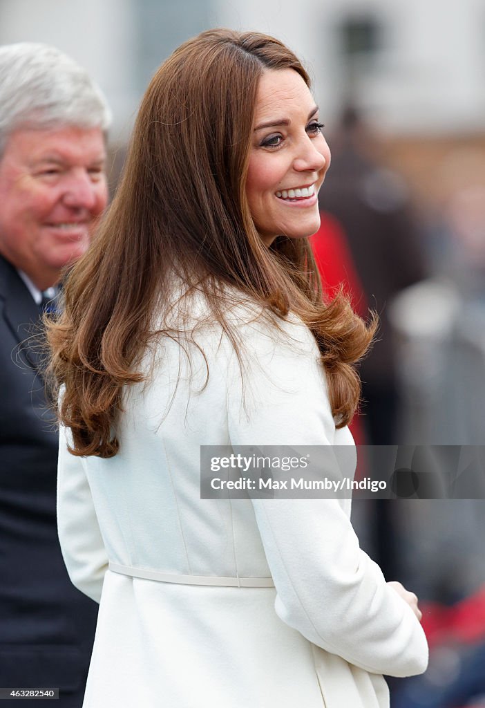 The Duchess Of Cambridge Visits Portsmouth