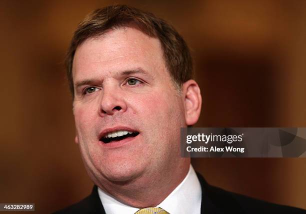 Canadian Foreign Minister John Baird speaks as he participates in a joint press availability with U.S. Secretary of State John Kerry and Mexican...