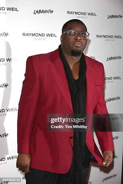 Sway attends as Labrinth hosts Raymond Weil Pre-BRIT Awards dinner at The Mosaica on February 12, 2015 in London, England.