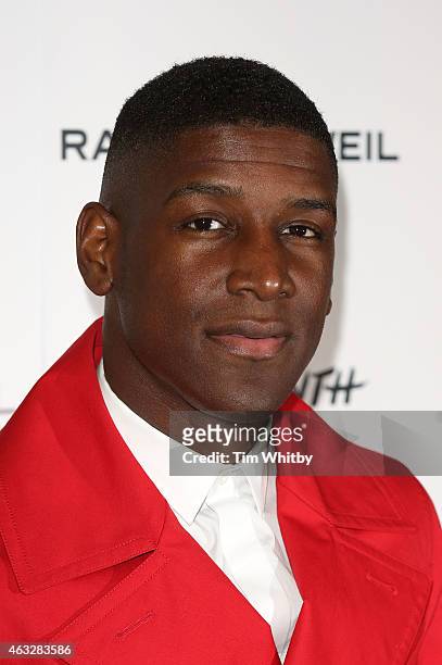 Labrinth attends as Labrinth hosts Raymond Weil Pre-BRIT Awards dinner at The Mosaica on February 12, 2015 in London, England.