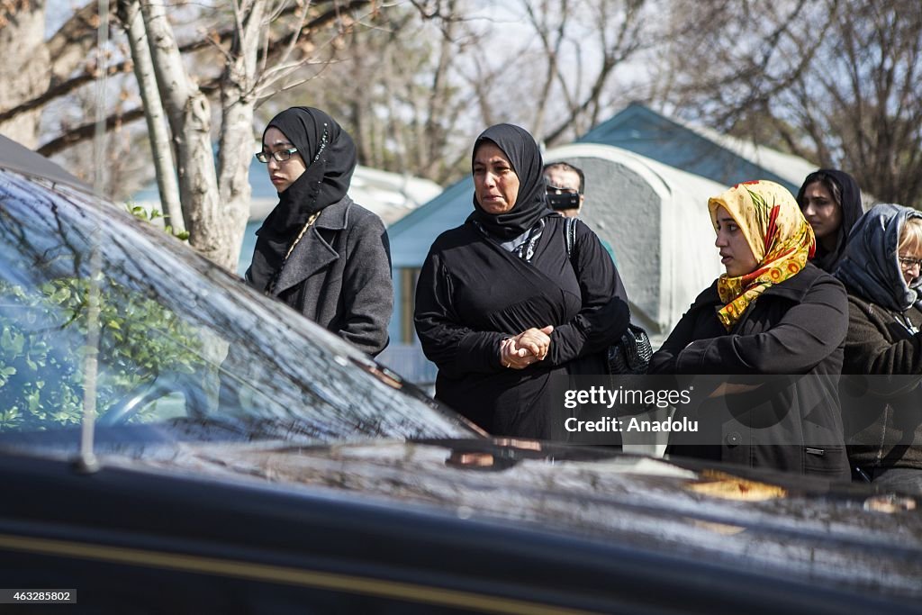 Funeral Service of Three Muslims killed in shooting