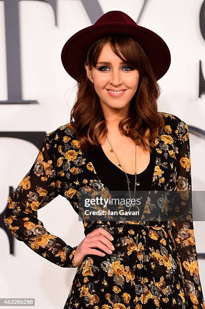 Esmee Denters attends the UK Premiere of "Fifty Shades Of Grey" at Odeon Leicester Square on February 12, 2015 in London, England.