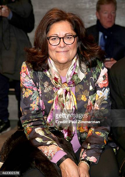 Fern Mallis attends Tome show during Mercedes-Benz Fashion Week Fall 2015 at The Pavilion at Lincoln Center on February 12, 2015 in New York City.