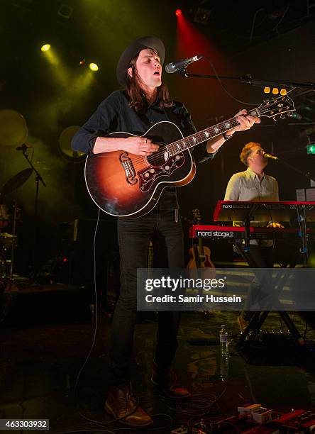 James Bay performs at KOKO on February 12, 2015 in London, England.