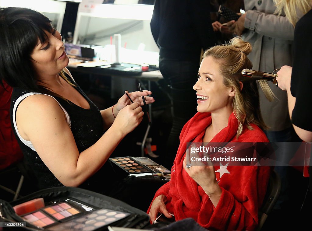 Go Red For Women Red Dress Collection 2015 Presented By Macy's At Mercedes Benz Fashion Week - Backstage