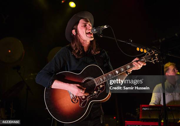 James Bay performs at KOKO on February 12, 2015 in London, England.