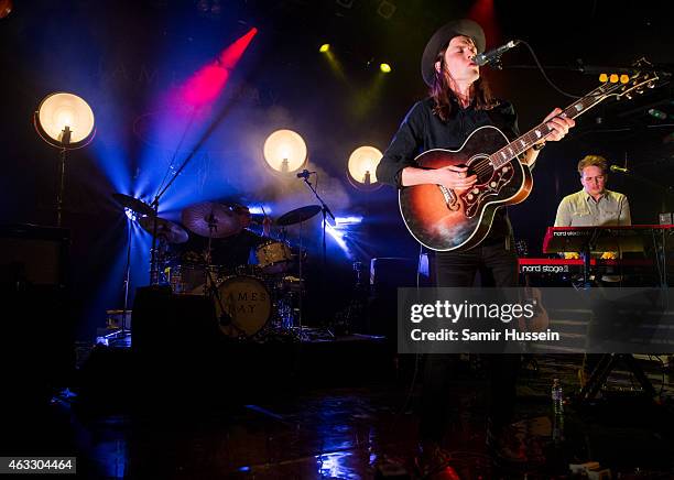 James Bay performs at KOKO on February 12, 2015 in London, England.