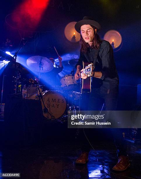 James Bay performs at KOKO on February 12, 2015 in London, England.