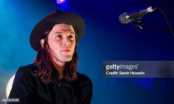 James Bay performs at KOKO on February 12, 2015 in London, England.