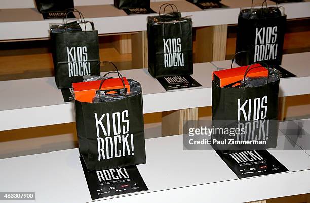 General atmosphere at Nike/Levi's Kids Rock! during Mercedes-Benz Fashion Week Fall 2015 at The Salon at Lincoln Center on February 12, 2015 in New...