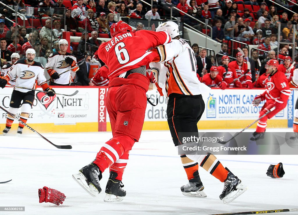 Anaheim Ducks v Carolina Hurricanes