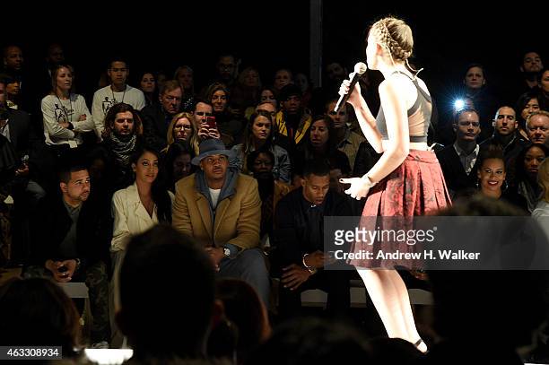 General view of atmosphere at Kids Rock! Fashion Show during Mercedes-Benz Fashion Week Fall 2015 at Lincoln Center for the Performing Arts on...